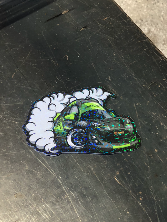 DRIFT CADET STICKER - TOON GREEN 86