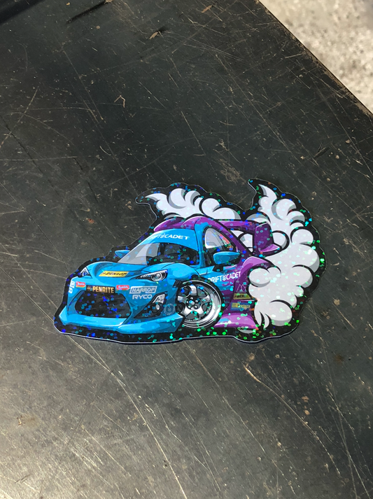 DRIFT CADET STICKER - TOON PURPLE 86